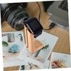 Mipcase 1Pc Bamboo Smart Watch Charging Stand Natural Grain Holder