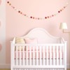 G2PLUS 2PCS Pre-strung Felt Ball Pom Pom Garland, 60 Balls,