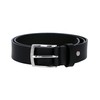 Gusti Kaj Genuine Leather Belt with Silver Buckle Belt Business