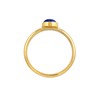 Elli Women's Solitaire Ring with Lapis Lazuli Gemstone in 925