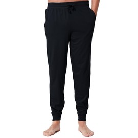 The Essentials Wardrobe Mens TEW Lounge Pants - Cuffed - Black - Large