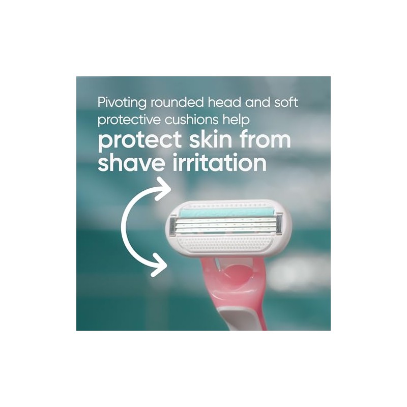 Gillette Venus Sensitive - Maquinillas de afeitar desechables para mujer,