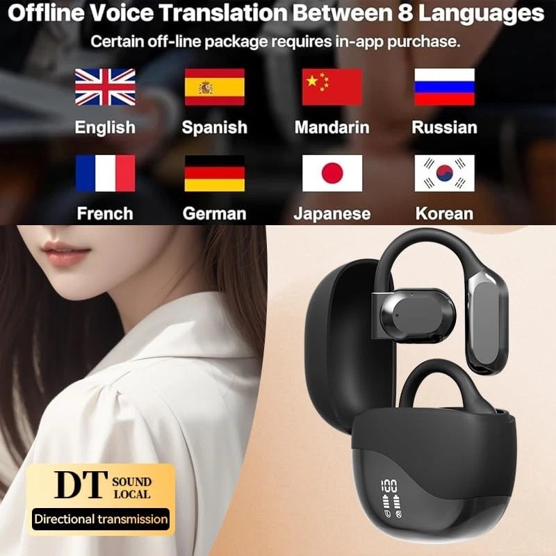 Brand: LAOSUSUKO AI Translation Earbuds,Smart Real-Time 3 in 1 Earbuds