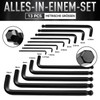 DISEN Allen Key Set 13-Piece 1, 27-10 mm, Hexagon Socket
