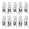 10Pcs G9 Base Halogen Light Bulb 120V 40W Lighting Replacement
