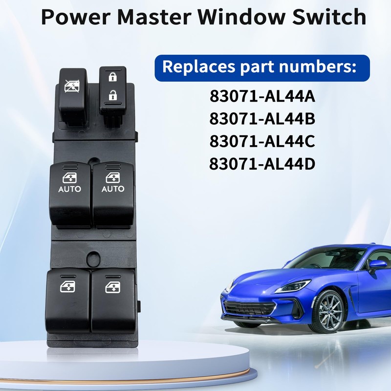 BELGEMAY 83071AL05A Driver Side Window Switch,Front Dual auto Lift Function