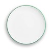 GMUNDNER KERAMIK Dinner Plate Cup Diameter 25 cm Green Rim