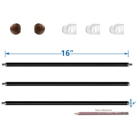Garden Flag Hanger Banner Holder Wall Flag Hanging Pole House Deco Hanging Rod (48")