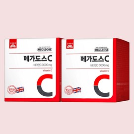 Goryeo Eundan Korea Eundan Megadose C3000 Vitamin C 200 packets British Vitamin C / 고려은단 메가도스C3000 비타민C 200포 영국산 비타민씨