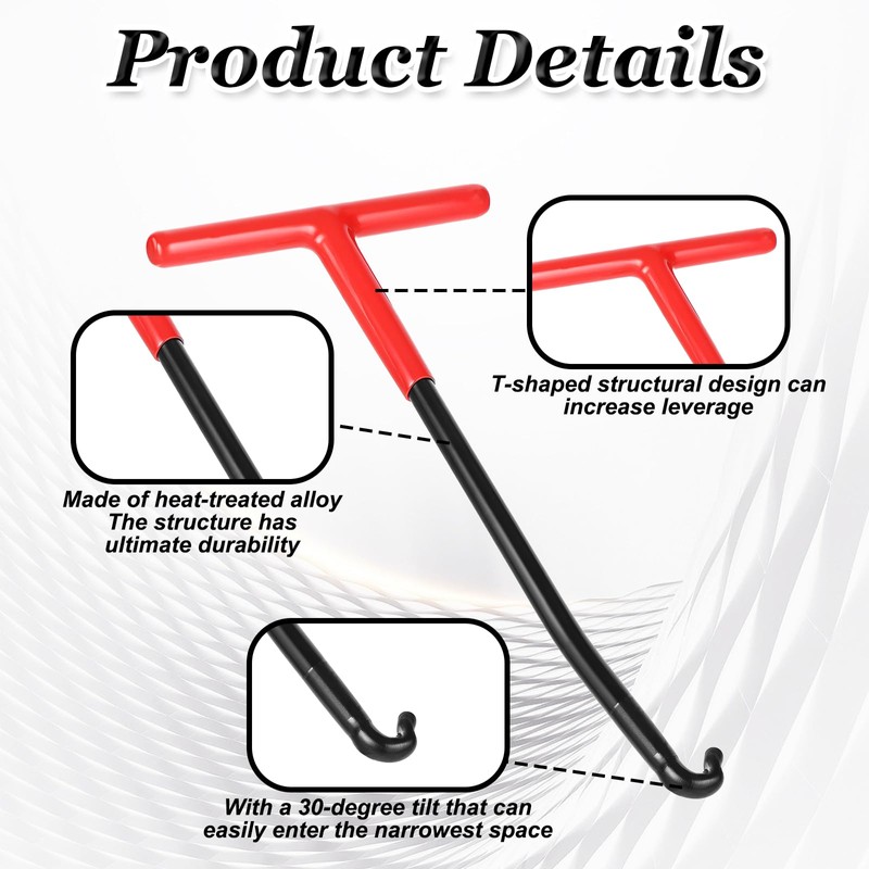 BOHUIZ Exhaust Spring Puller Tool Motorcycle Exhaust Spring Hooks, 2