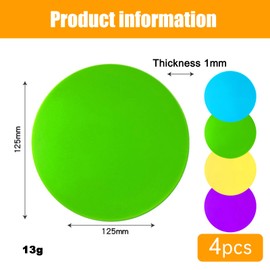 Rubber Jar Opener Pads Set of 4, Round Heat-insulated Non-Slip Gripper Pads for Jars, Kitchen Tool for Easy Opening (Circle)