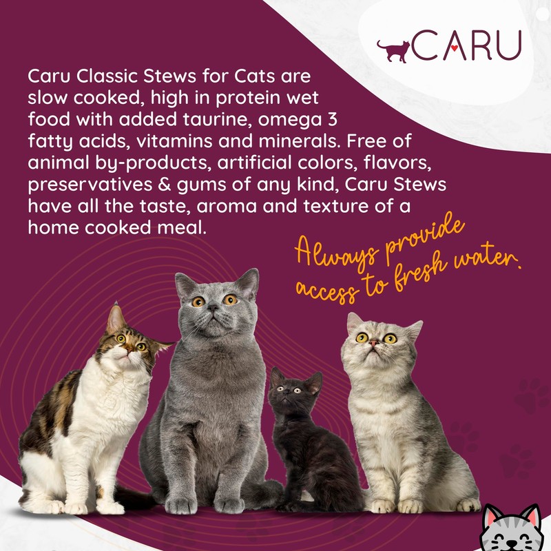 Caru - Classics Chicken Stew for Cats - Healthy Functional