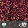 J MAC BOTANICALS Organic Rose Petals, (16 oz) Certified USDA