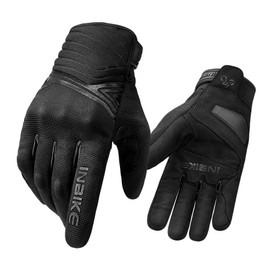 INBIKE Motorcycle Gloves Men Women Winter Warm Waterproof Windproof with Hard Protection Motocross Motorcycle Gloves Men Black XXL IM902W