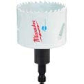 Milwaukee 2-1/8" Hole Dozer Bi-Metal Hole Saw W/ 3/8" Arbor, 49-56-9668, Lot of 1