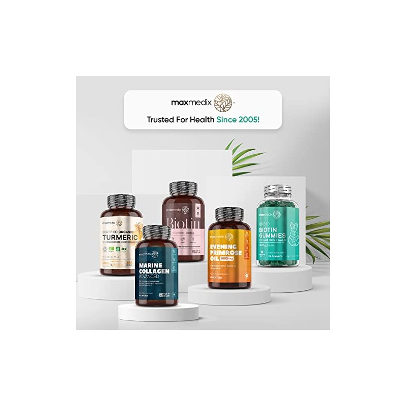 Biotin Gummies 5000mcg - with Vitamin A, B, C, D,