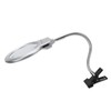 LED Illuminating Magnifier with Clamp Optical Lens Adjustment Hose Magnifying