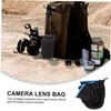 OSALADI 4pcs Neoprene Lens Pouch Camera Lens Bag for DSLR