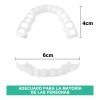 Dientes Postizos Temporal Falsos Carillas Dentales