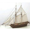 EsportsMJJ Wooden Sailing Boat Model, DIY Kit Halcon Ship Assembly