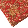 Senitosuin Nishijin Textile Brocade Drawstring Bag (Lined), Red Gold Dragon,