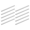 sourcing map 10Pcs 3mm x 50mm Dowel Pin 304 Stainless