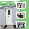 Fiberglass Travel Trailer Cover 7 Layers Breathable Waterproof Rip-Stop Camper