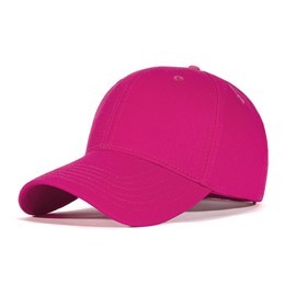 Bakicey Baseball Cap Unisex Outdoor Sun Hat Women's Baseball Cap Cotton Baseball Caps Adult Casual Hip Hop Baseboard Baseball Cap Adjustable Men's Baseball Cap, pink-red