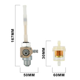 Wacece ATV Fuel Valve Petcock for 1993-2006 Sportrax 300 TRX 300EX 1986-1988 FourTrax 200 TRX 200SX 1987-1988 1991-1992 FourTrax 250 TRX250X, 16950-HC0-015