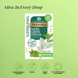 Twinings Superblends Super Green Matcha, 4 x 20 Tea bags