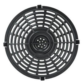 HAOHIZE Air Fryer Replacement Grill Pan, 21.6cm 8.5 Inch Non Stick Round Air Fryer Grill Pan Fry Coating Pan Fryer Replacement Crisper Plate for Steak Pizza Barbecue French Fries