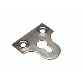 50 von Bild hängenden Spiegel Round Glass Platte verchromte Schlitz 32mm