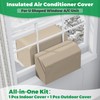 Forestchill 2 Pcs Window Air Conditioner Cover for U-shaped Window