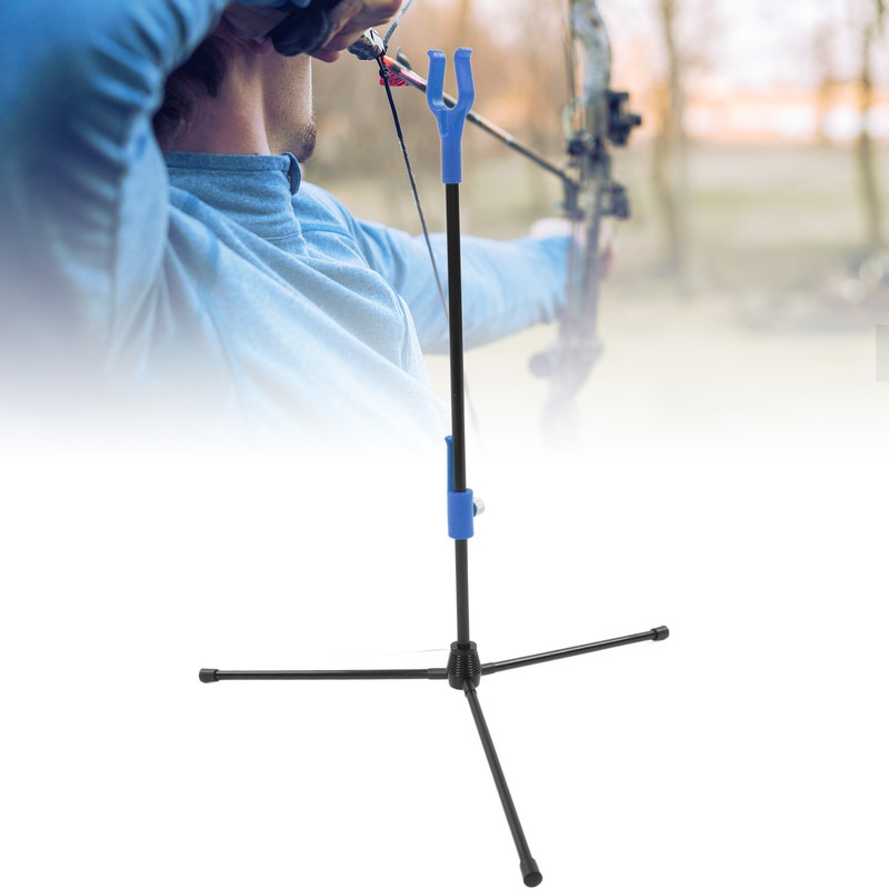 Recurve Bow Stand Adjustable Glass Fiber Rod Archery Bow Holder