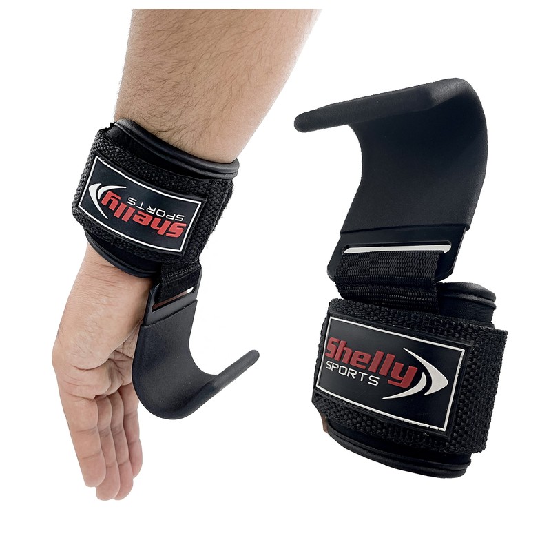 Shelly Weight Lifting Hooks Heavy Duty Lifting Straps for Pull