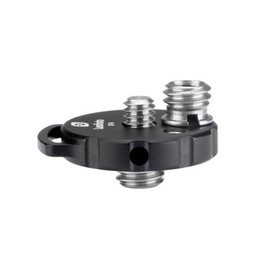 LEOFOTO Thread Adaptor CF-6 3/8 Inch Male to 1/4 Inch + 3/8 Inch Male