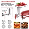 Gvode Meat Grinder and Cheese Grater Attachment for KitchenAid Stand