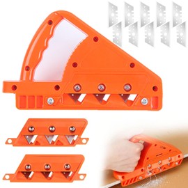 Forhandy Plasterboard Quick Cutter Edge Planer for Plasterboard, Hand Plane for Cutting Plasterboard with 10 45° and 60° Blade Set for Plasterboard