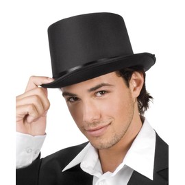 Elegant De Luxe Top Hat Black