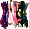 Flyingfish 2 cm Wide Flat Laces Ribbon Shoelaces Satin 80-140