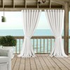 Elrene Home Fashions Carmen Extra Wide Indoor/Outdoor Sheer Grommet Window