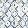 No. 918 Barker Geometric Print Microfiber 3-Piece Kitchen Curtain Set,