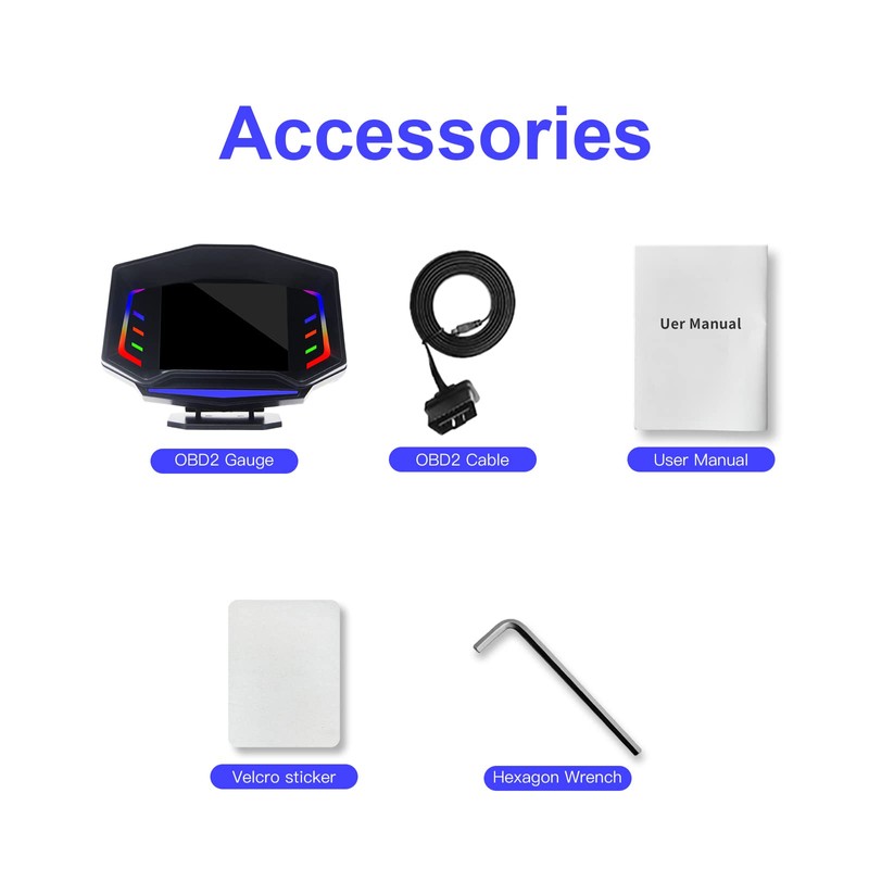 Fastsun Car Head Up Display Car Universal Dual System OBD2
