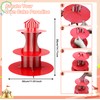 4 PCS 3 Tier Ferris Wheel Cupcake Holder and Carnival