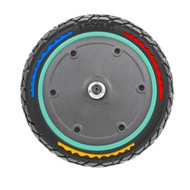 Felixstory 8.5x2.0 Inch Hub Motor Tire Fit for Xiaomi M365/Pro Electric Scooter, 36V 250W Front Wheel Assembly, 27 KM/H, 50/75-6.1 8 1/2x2 Solid Tire, Explosion-proof, Non-slip, Easy to Install