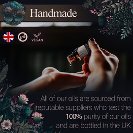 Calmer Solutions 5 Pack Essential Oils Gift Set - Aromatherapy Grade Starter Kit for Beginners - Peppermint, Tea Tree, Lemon, Lavender, Eucalyptus - Diffusers for Home or Professional Usee