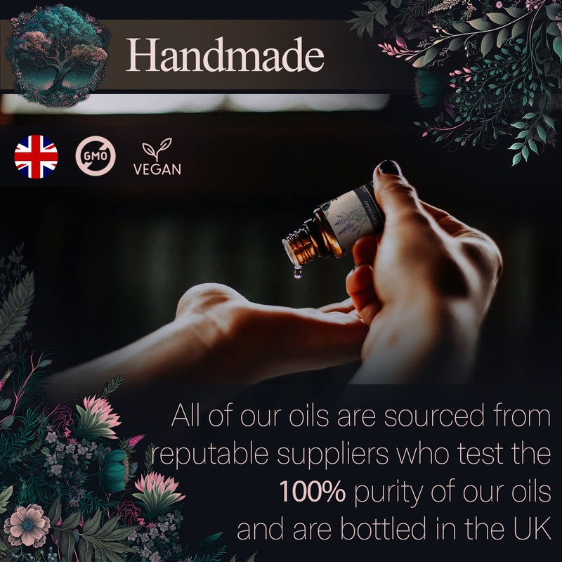 Calmer Solutions 5 Pack Essential Oils Gift Set - Aromatherapy