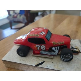 Unbranded 1/32 - 60/70s DIRT MOD BODY Older Style # 76- BODY ONLY 1!- painted & decaled.