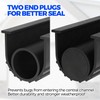 Holikme Garage Door Seals Bottom Rubber, Flexible EPDM Garage Door