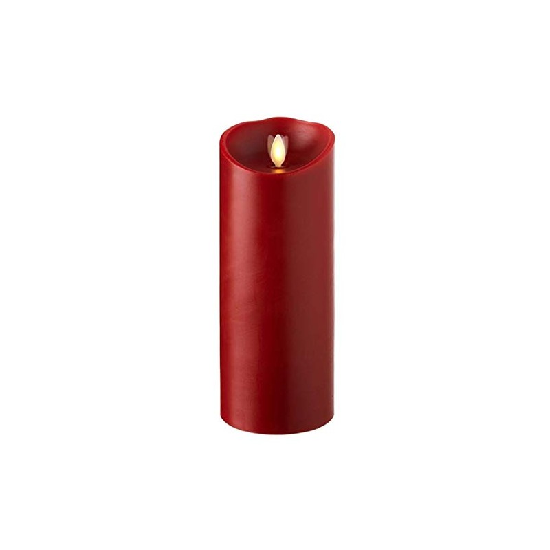 Liown Flameless Candle: Cinnamon Scented Moving Flame Candle with Timer
